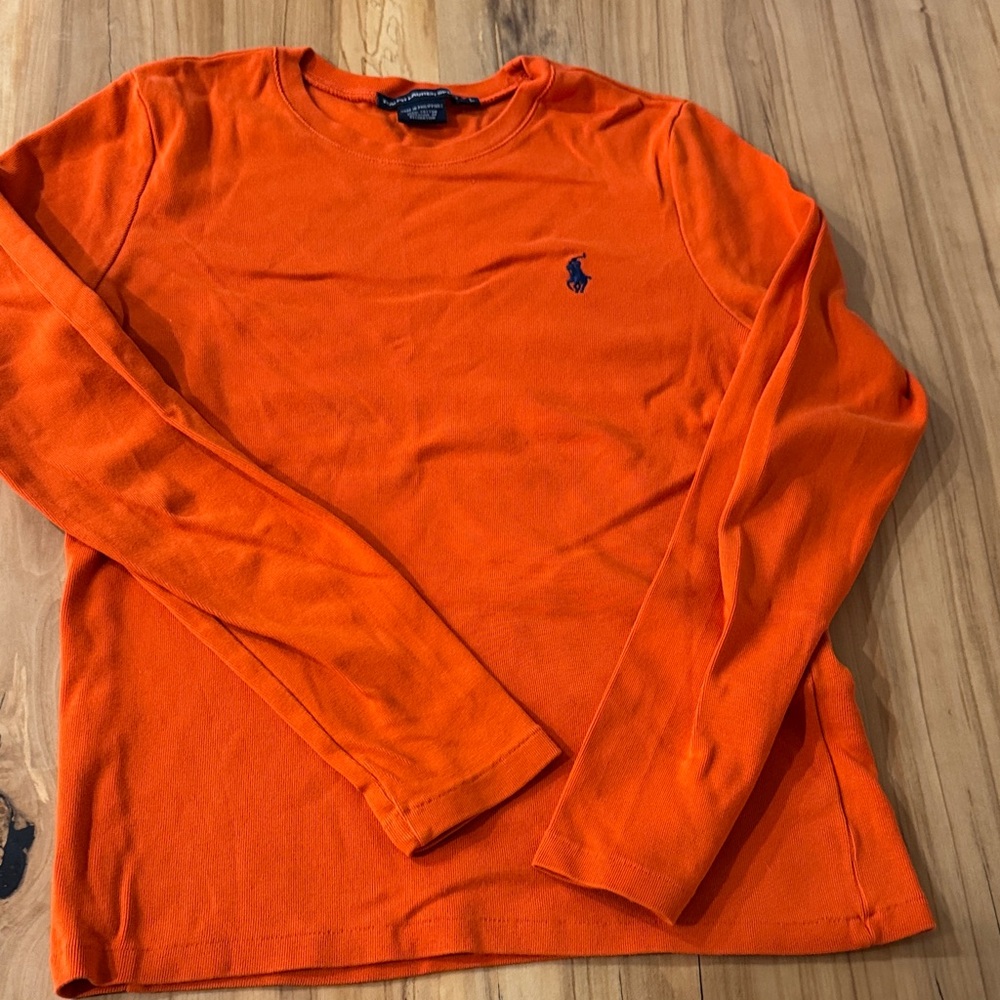 Ralph Lauren Orange Long Sleeve Women’s L